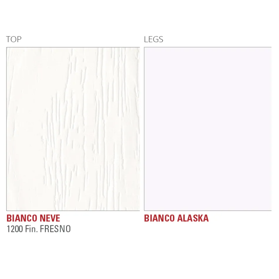 HPL-Esstisch mit Metallgestell, hergestellt in Italien, Precious - Carlino Viadurini