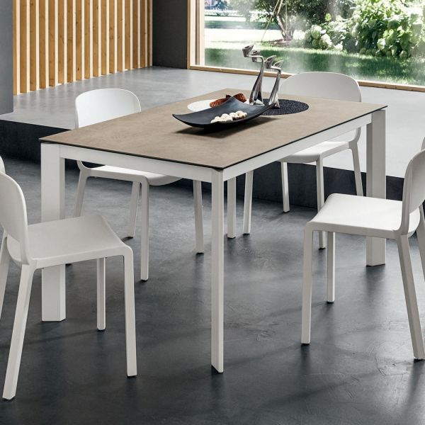 Laminam esstisch mit aluminiumstruktur made in italy - bayern