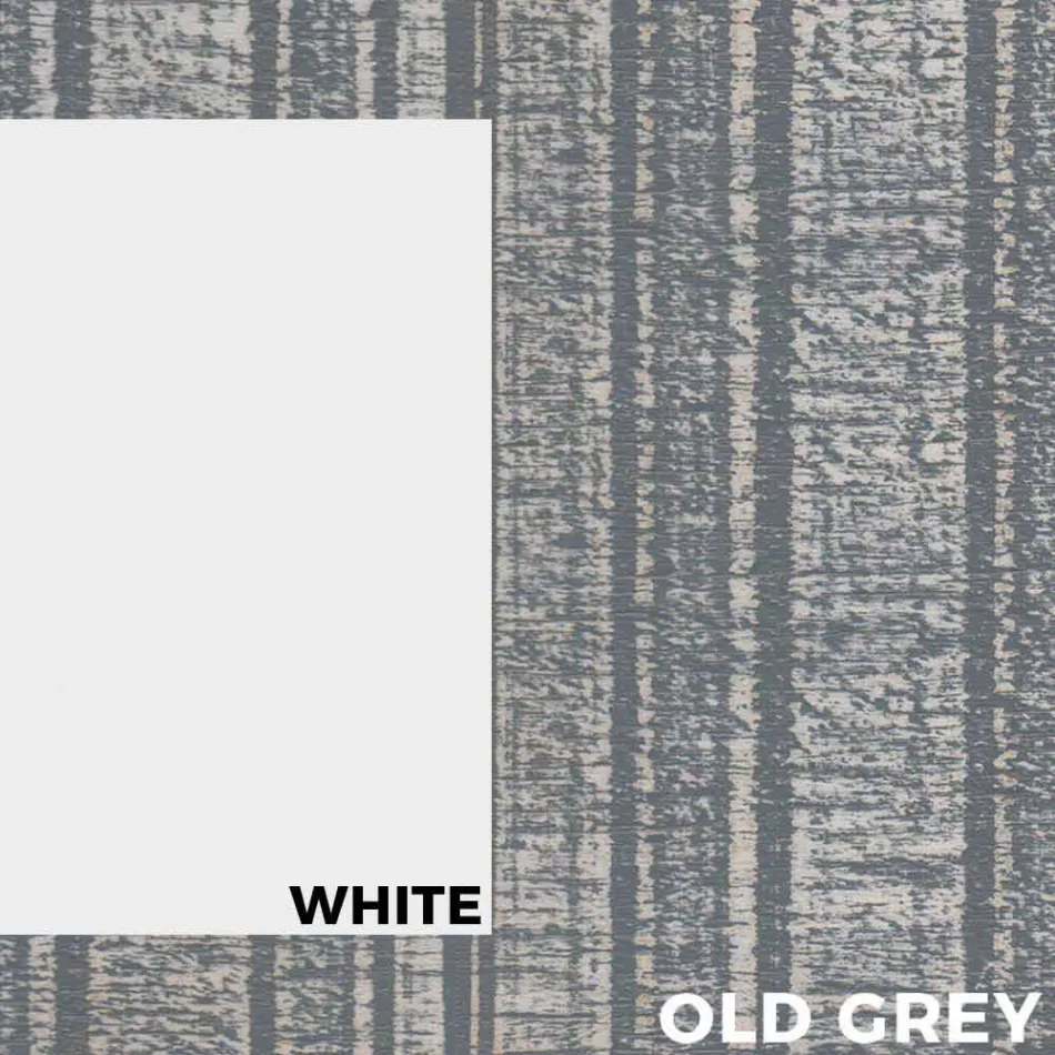 Esstisch aus Holz und Aluminium im modernen Design - Ganges Viadurini