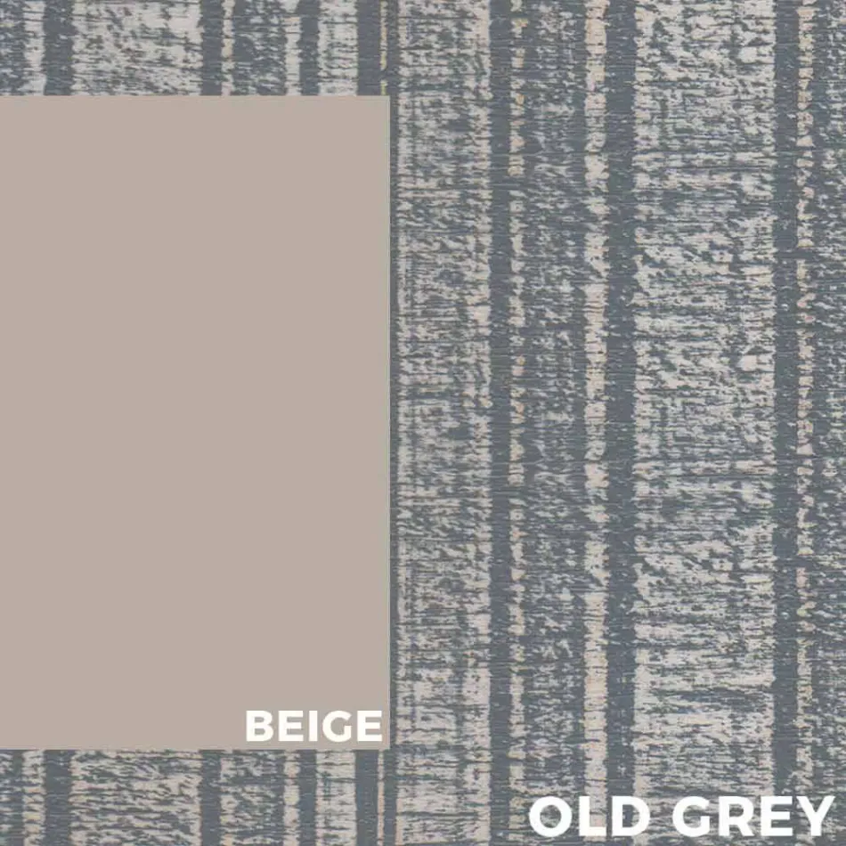 Esstisch aus Holz und Aluminium im modernen Design - Ganges Viadurini