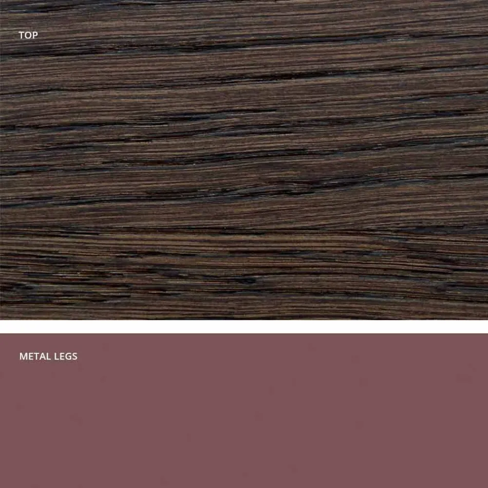 Esstisch aus modernem Massivholz made in Italy, Mitia Viadurini