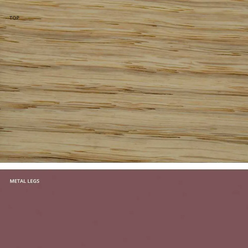 Esstisch aus modernem Massivholz made in Italy, Mitia Viadurini