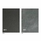 Esstisch aus Metall und Keramikplatte Made in Italy Design - Anaconda Viadurini