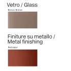 Moderner Esstisch aus Glas und Metall, hergestellt in Italien - Duna Viadurini