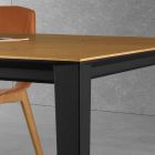 Moderner ausziehbarer Esstisch aus Aluminium - Bolsena Viadurini