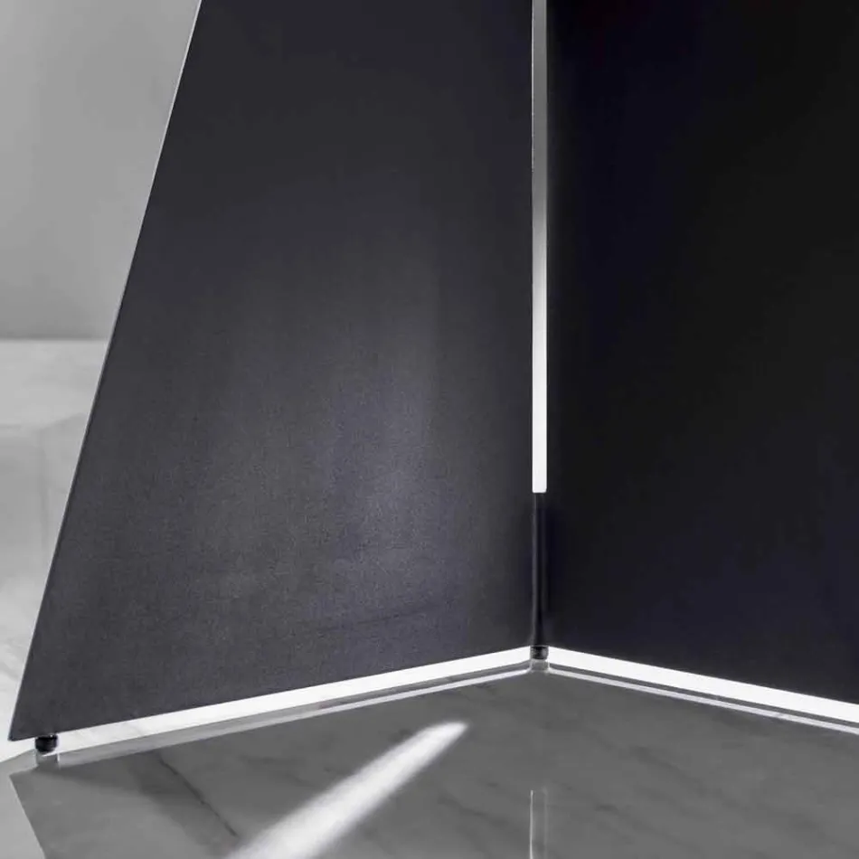 Moderner Esstisch mit Steinzeugplatte aus Porzellan - Meduno Viadurini