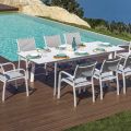 Ausziehbarer Outdoor-Esstisch bis zu 240 cm aus Aluminium - Levanto
