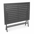 Esstisch im Freien aus Aluminium mit Klappstruktur - Hunt Viadurini