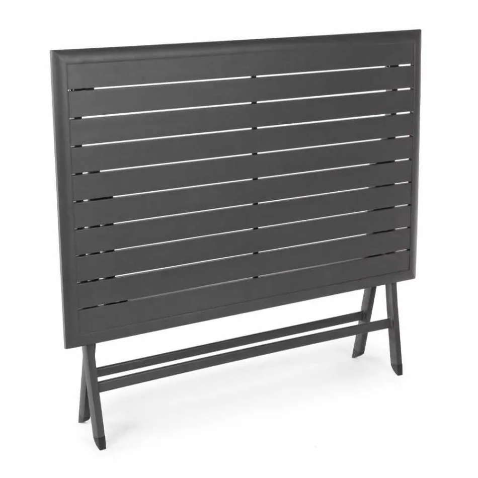 Esstisch im Freien aus Aluminium mit Klappstruktur - Hunt Viadurini