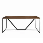 Esstischplatte aus massiver Tischlerplatte Made in Italy - Adelio Viadurini