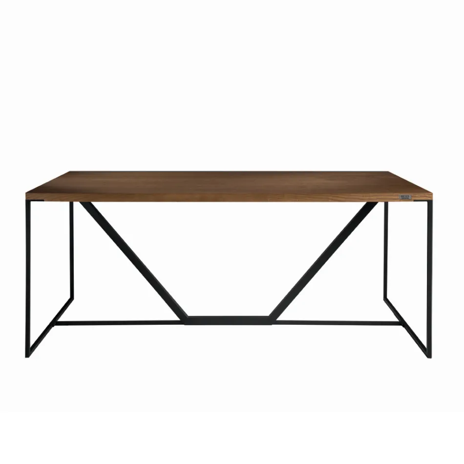 Esstischplatte aus massiver Tischlerplatte Made in Italy - Adelio Viadurini