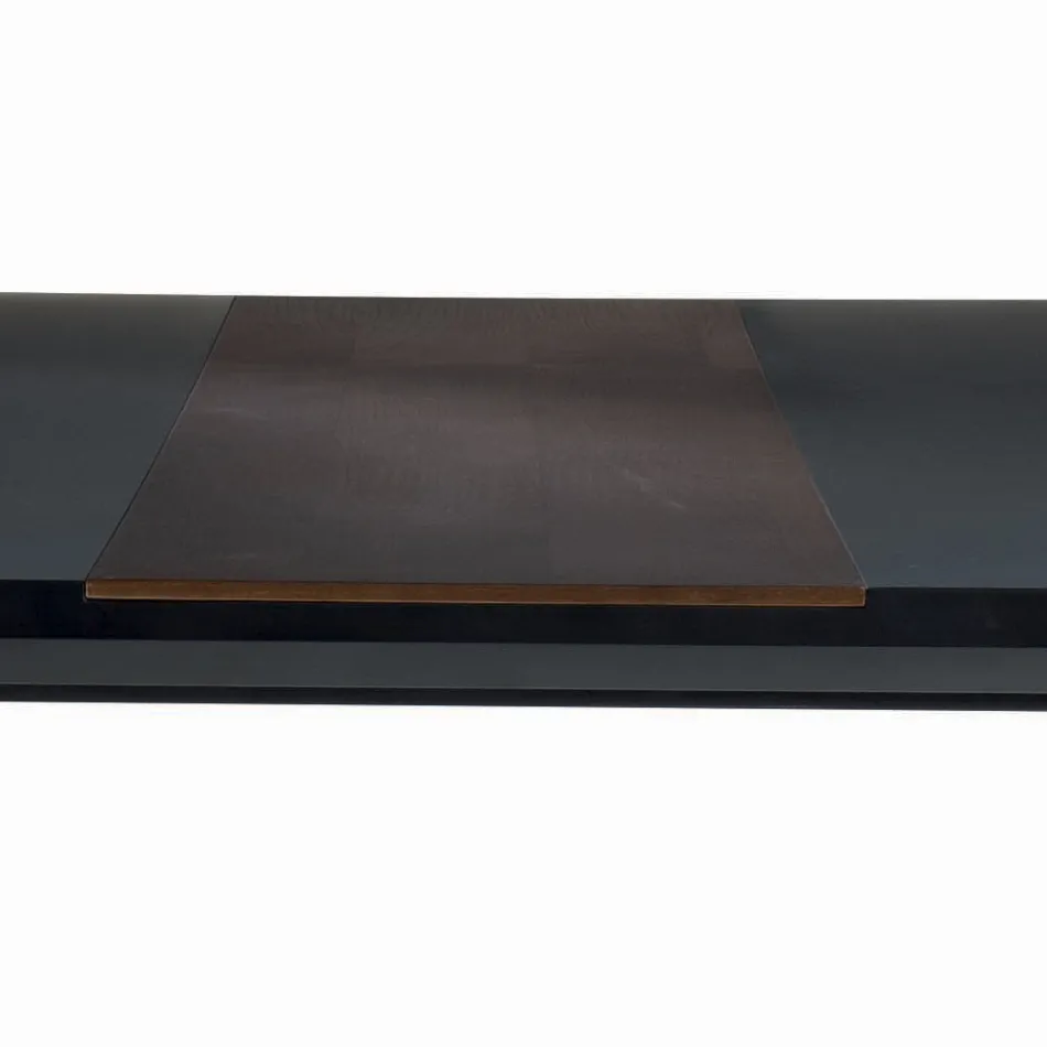 Esstischplatte aus MDF mit oberem Einsatz Made in Italy - Abisso Viadurini