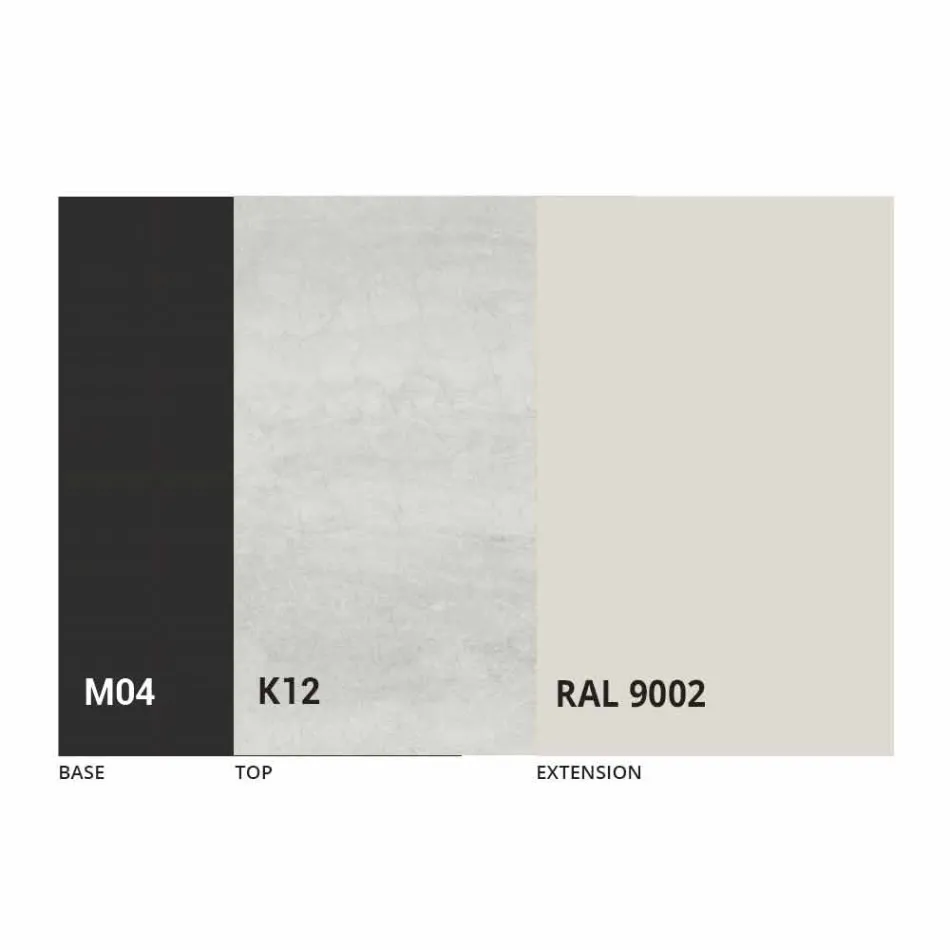 Runder ausziehbarer Esstisch aus Laminam Keramik Made in Italy - Lupetto Viadurini