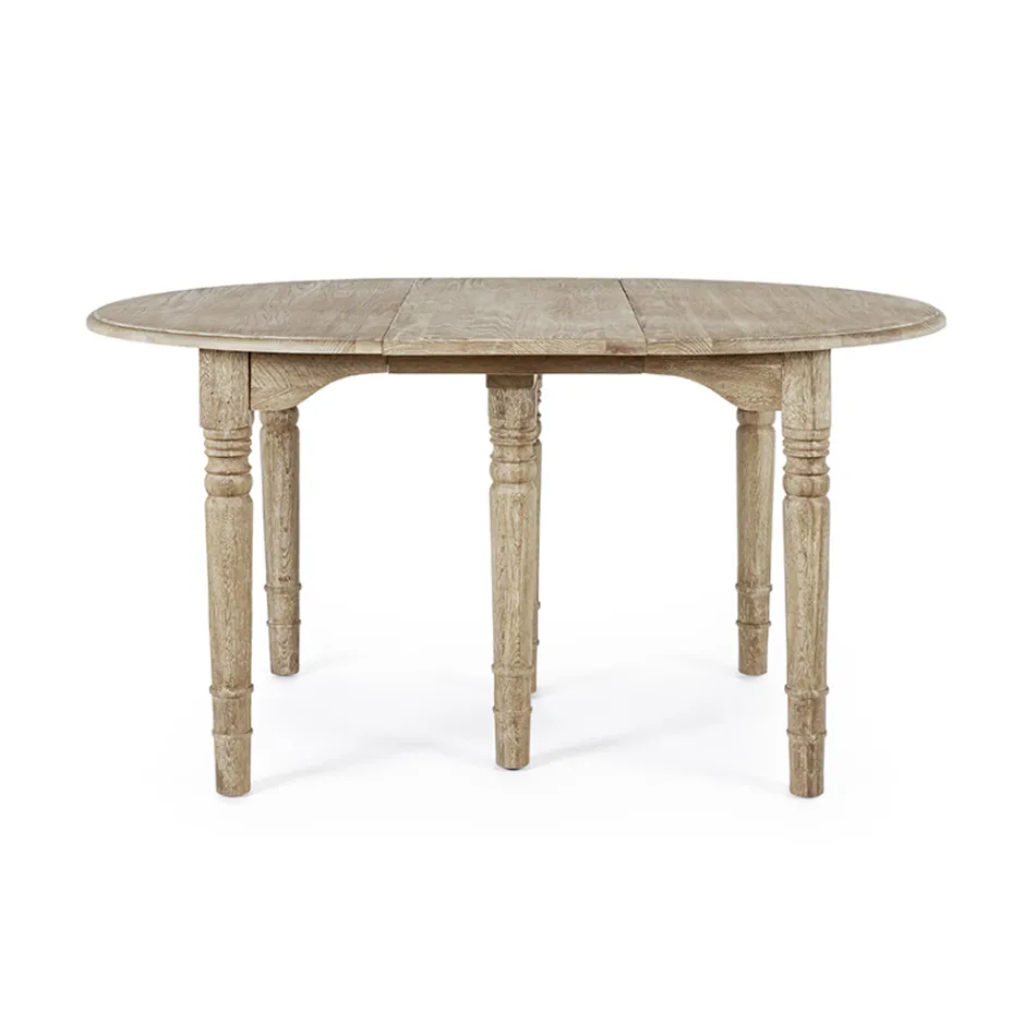 Runder Esstisch ausziehbar bis 272 cm in Homemotion Wood - Guglio Viadurini