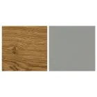 Wohnzimmertisch mit Holzplatte und -gestell, hergestellt in Italien – Auktion Viadurini