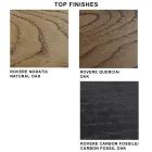 Designtisch aus Holz und Stahl für bis zu 12 Sitzplätze, hergestellt in Italien – Settimmio Viadurini