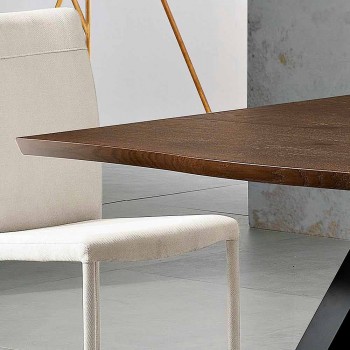 Designtisch aus Massivholz hergestellt in Italien, Wilmer