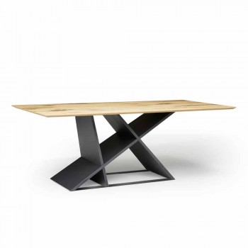 Moderner Designtisch aus Sperrholz made in Italy Amaro