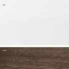 Ausziehbarer Tisch aus Glas und Massivholz made in Italy, Dimitri Viadurini