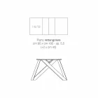 Moderner ausziehbarer Tisch aus in Italien hergestelltem Melaminholz, Wilmer Viadurini