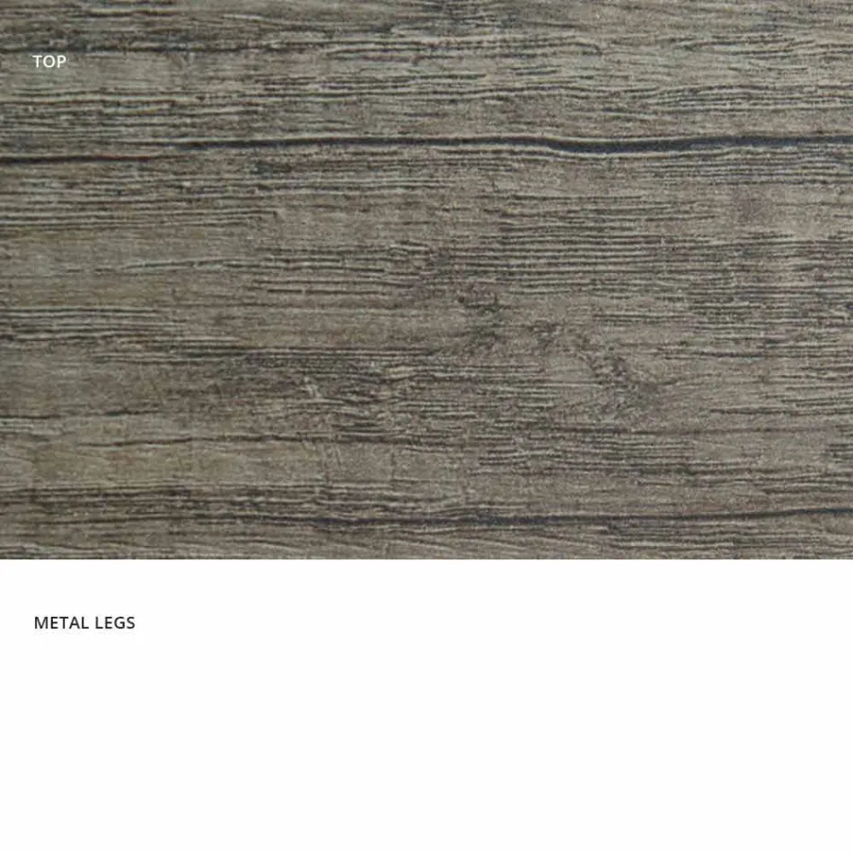 Moderner ausziehbarer Tisch aus in Italien hergestelltem Melaminholz, Wilmer Viadurini