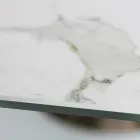 Fester Tisch mit Stahlgestell und Keramikplatte, hergestellt in Italien – Hose Viadurini