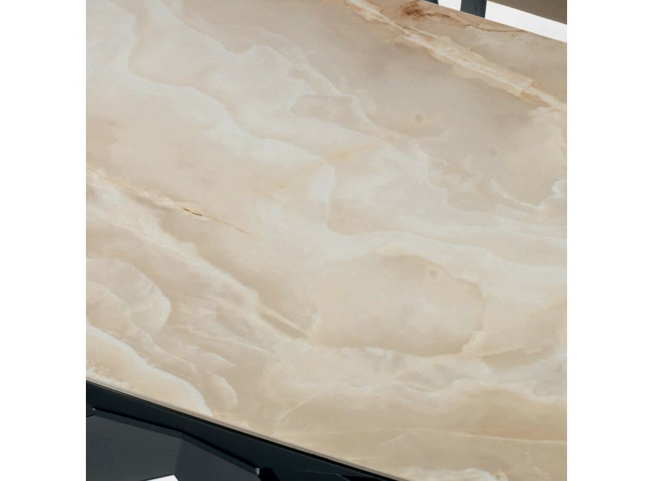 Fester Keramiktisch in verschiedenen Ausführungen und Größen, hergestellt in Italien – Grotta Viadurini