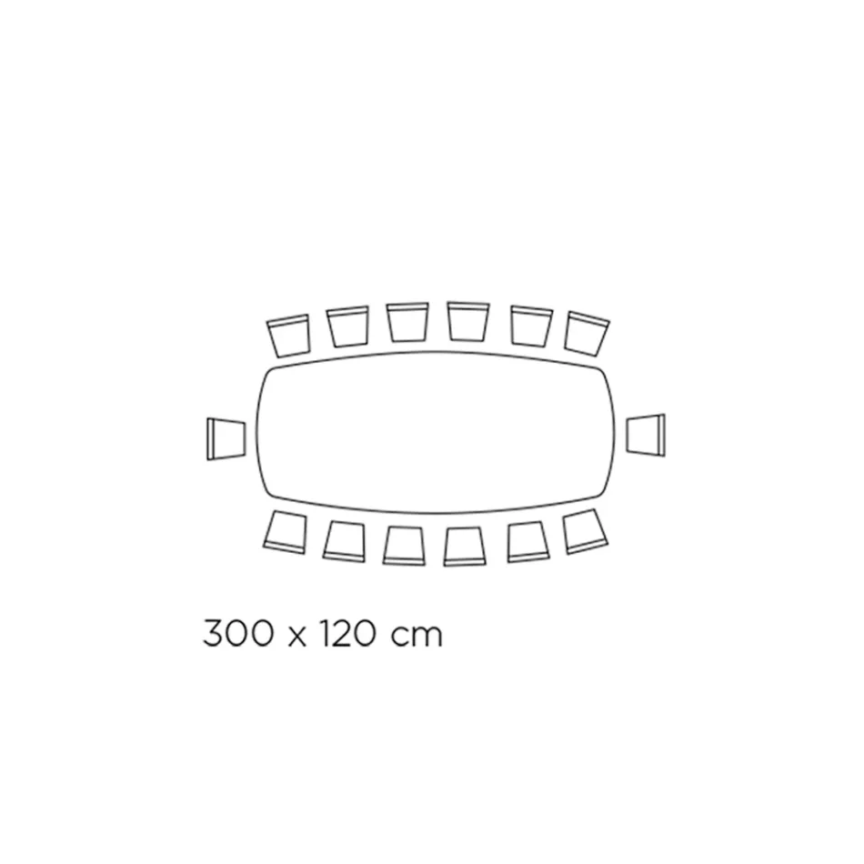 Polierter griechischer Tisch aus schwarzer Keramik, hergestellt in Italien – Grotta Viadurini