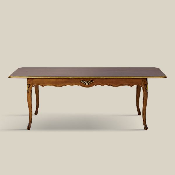 Ausziehbarer holztisch 280 cm klassischer stil made in italy - majesty