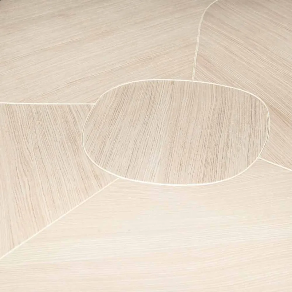 in gebürstetem Eichentisch mit Wachsfinish Andy Viadurini