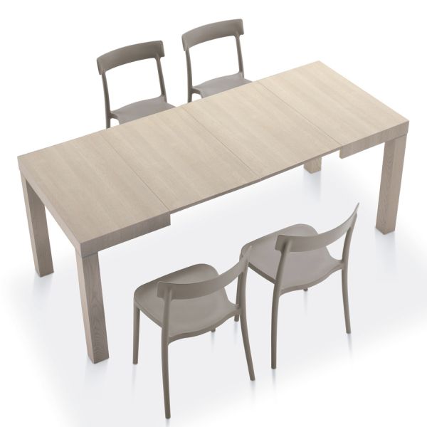 Esstisch aus laminiertem holz ausziehbar bis 470 cm made in italy – gordito