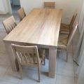 Tisch aus massivem Eschenholz im klassischen Design Made in Italy - Nicea