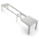 Ausziehbarer Tisch aus Melaminholz bis zu 470 cm, hergestellt in Italien – Gordito Viadurini