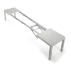 Ausziehbarer Tisch aus Melaminholz bis zu 470 cm, hergestellt in Italien – Gordito Viadurini