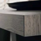 Moderner Tisch aus geknoteter Eiche aus Zerba in Italien Viadurini