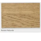 Tisch aus furnierter Eiche und Metallbeine Made in Italy - Consuelo Viadurini