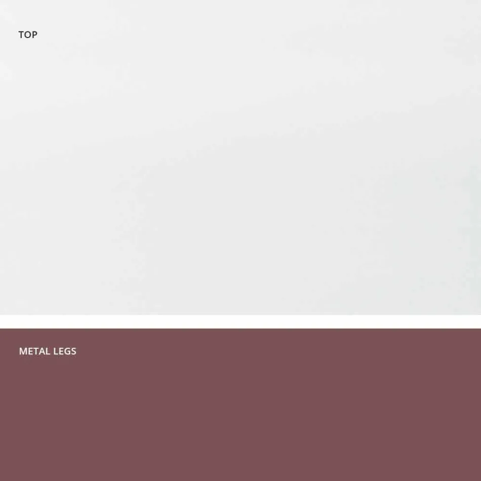 Tisch aus gehärtetem Glas in modernem Design, hergestellt in Italien, Mitia Viadurini