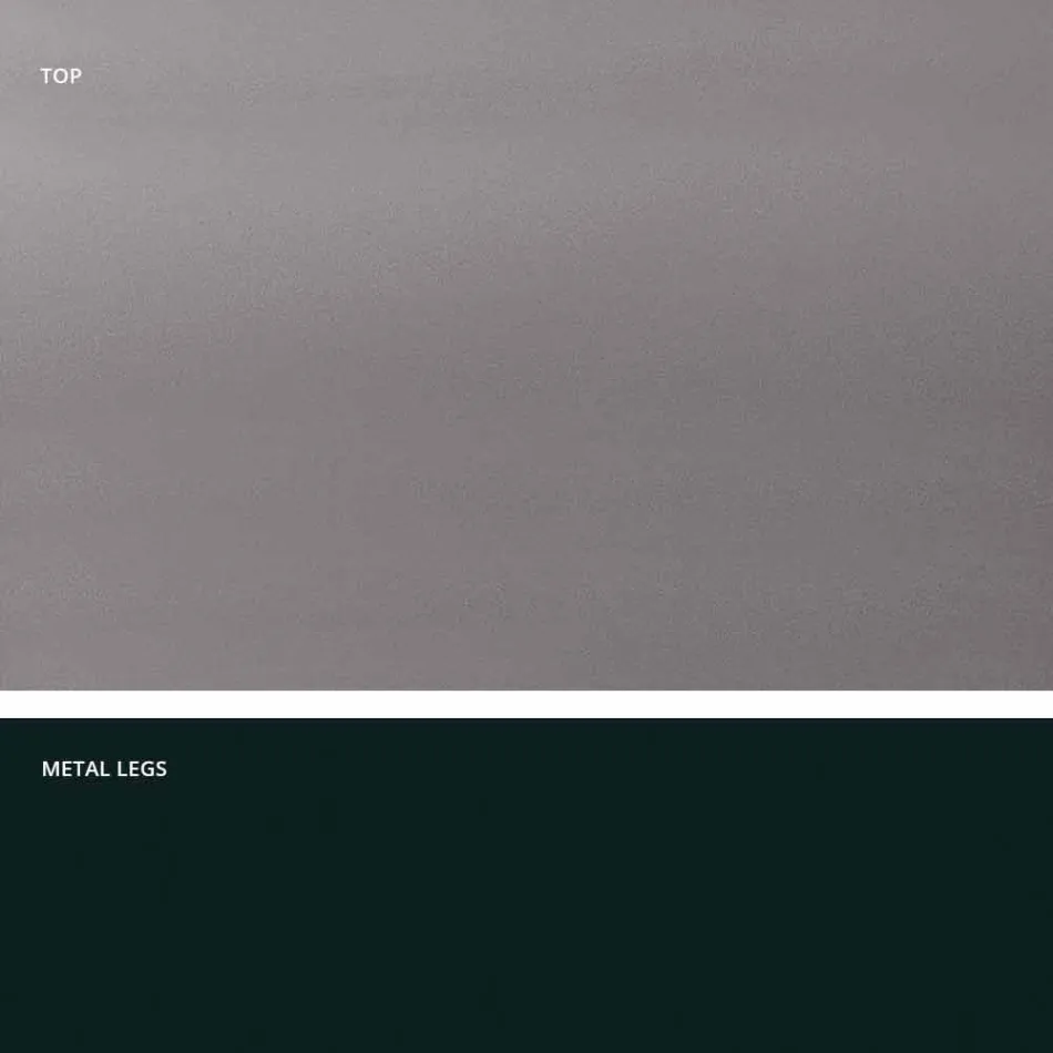 Tisch aus gehärtetem Glas in modernem Design, hergestellt in Italien, Clark Viadurini