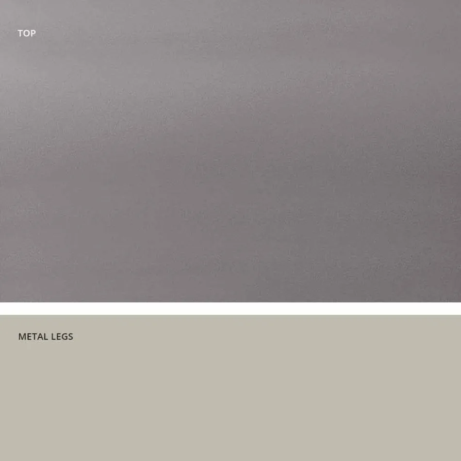 Tisch aus gehärtetem Glas in modernem Design, hergestellt in Italien, Clark Viadurini