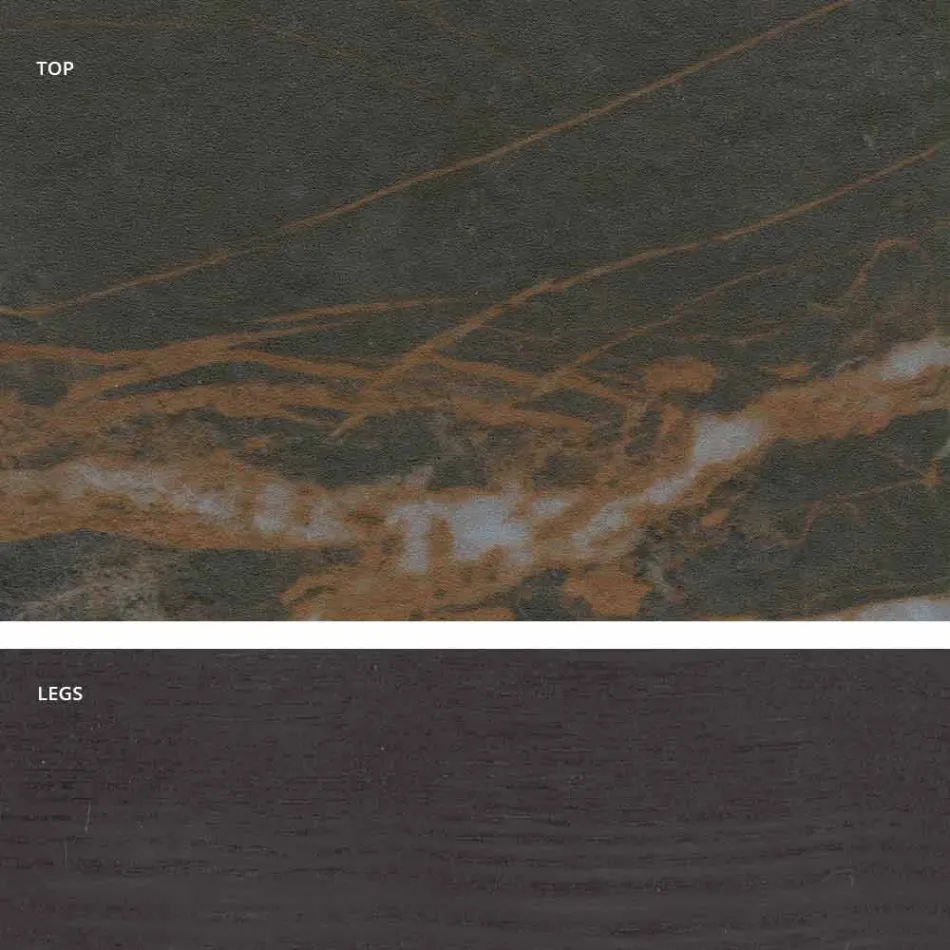 Glaskeramiktisch des modernen Designs hergestellt in Italien, Egisto Viadurini