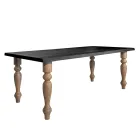 Wohnzimmertisch komplett aus Eiche Made in Italy - Geolier Viadurini