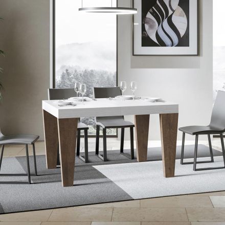 Moderner ausziehbarer Tisch auf 440 cm aus Made in Italy-Holz – Berg Viadurini