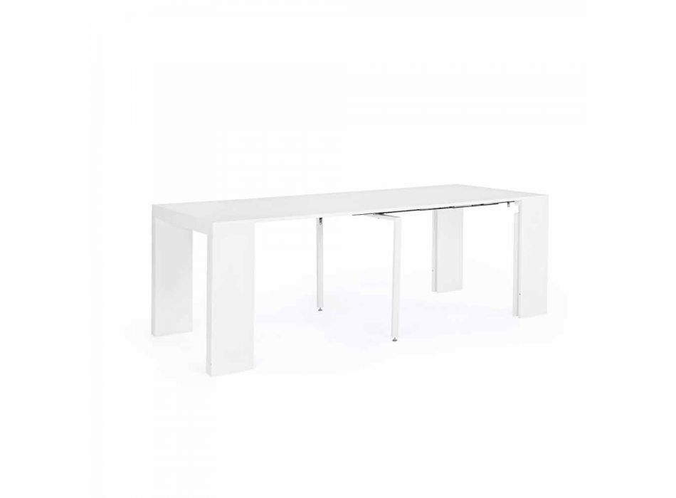 Moderner ausziehbarer Tisch Bis zu 270 cm in lackiertem Mdf Homemotion - Cush Viadurini