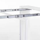 Moderner ausziehbarer Tisch Bis zu 270 cm in lackiertem Mdf Homemotion - Cush Viadurini