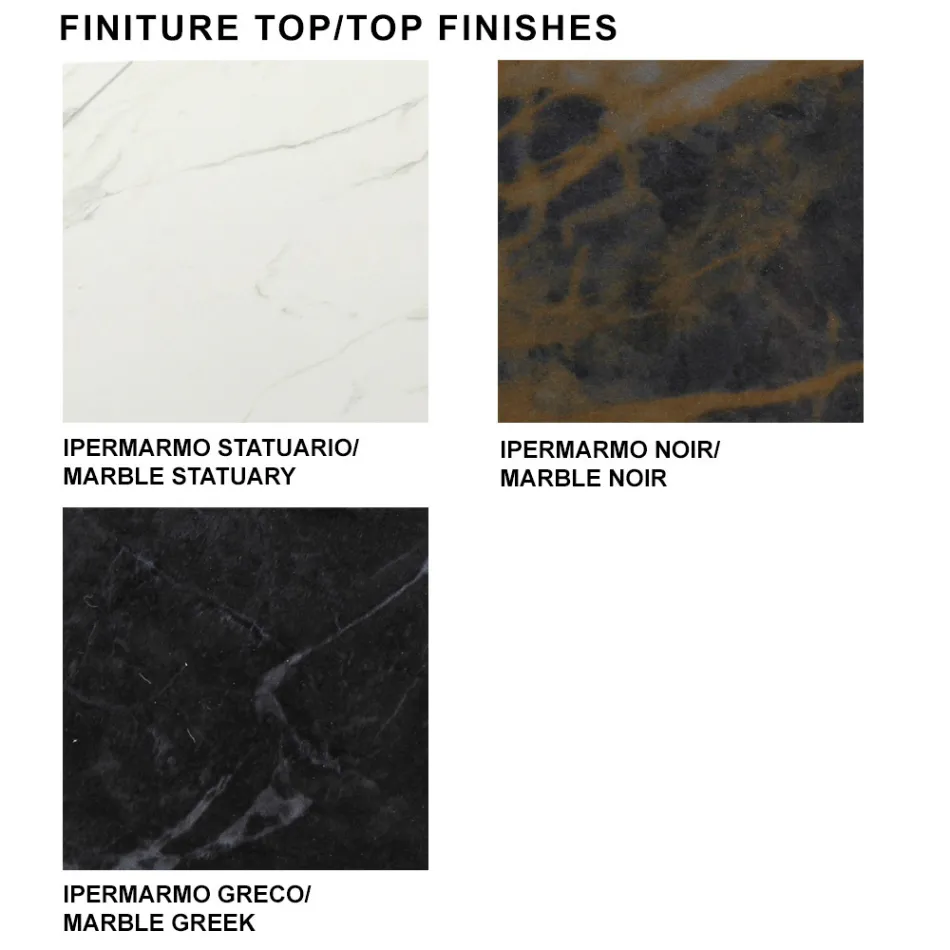 Moderner ausziehbarer Tisch bis 278 cm aus Made in Italy Keramik – Dalmatiner Viadurini