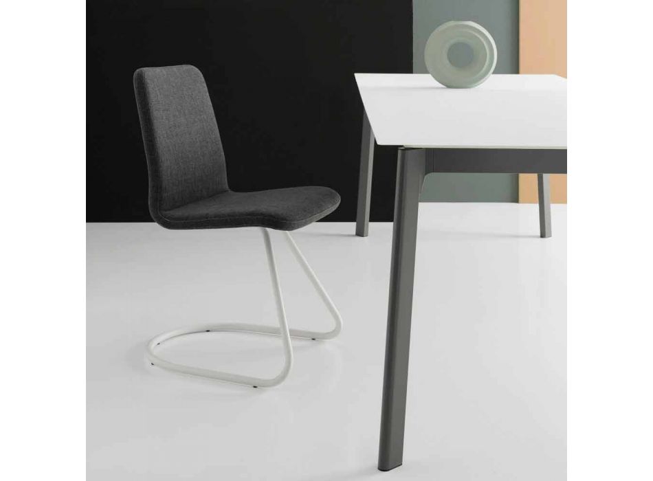 Moderner ausziehbarer Tisch, Made in Italy für Esszimmer - Sellia Viadurini