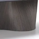 Moderner Tisch mit Steinzeugplatte in Marmoroptik, hergestellt in Italien, Adrano Viadurini