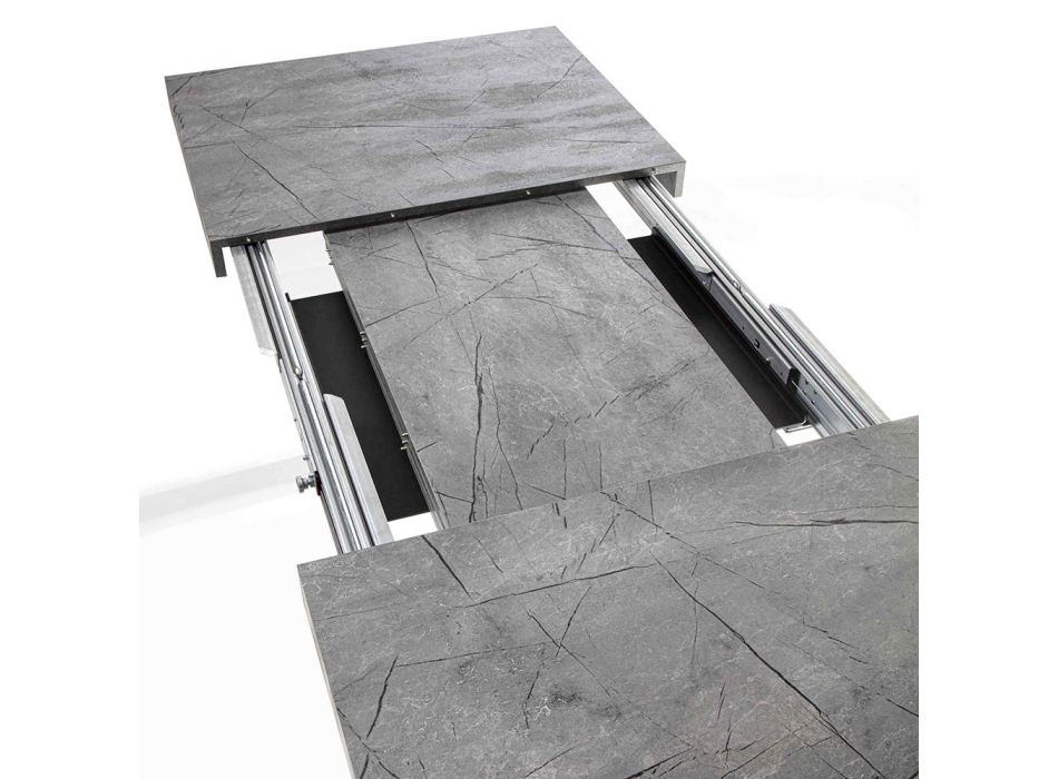 Esstisch mit ausziehbarer Platte Bis zu 290 cm in Holz - Doriano Viadurini