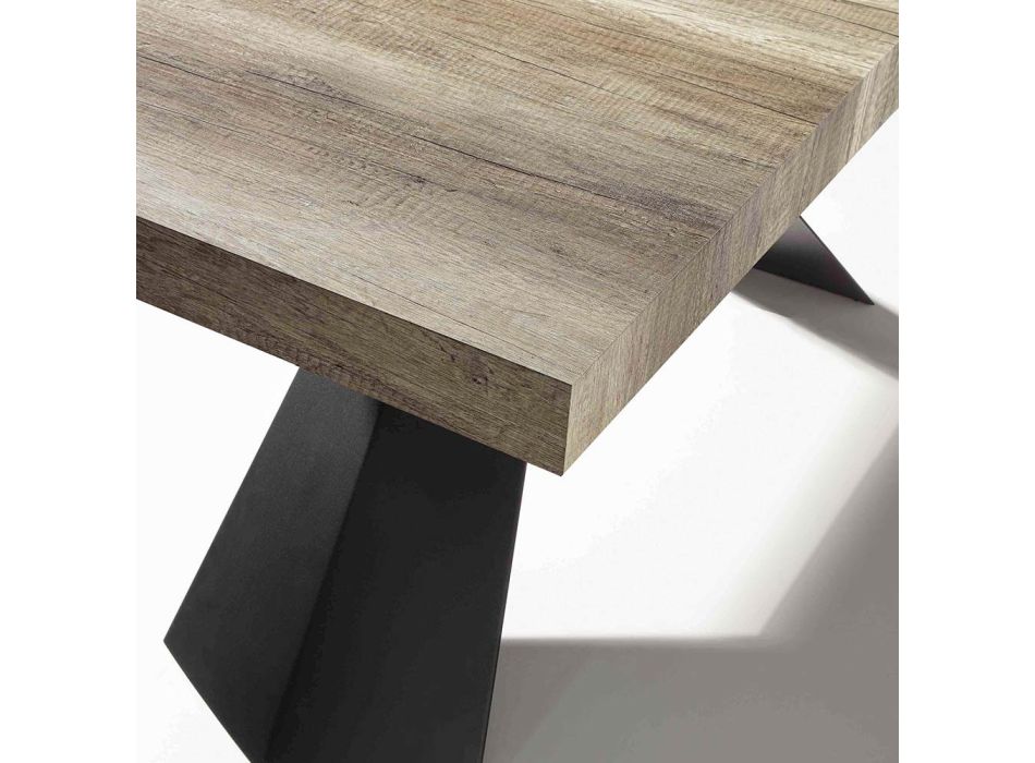 Esstisch mit ausziehbarer Platte Bis zu 290 cm in Holz - Doriano Viadurini