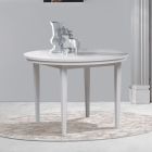 Ausziehbarer Esstisch bis zu 150 cm in Holz und Laminatplatte - Fabienne Viadurini